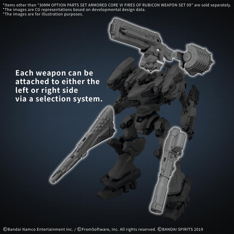 Load image into Gallery viewer, 30 Minutes Missions - Armored Core VI Fires of Rubicon - Weapon Set 09
