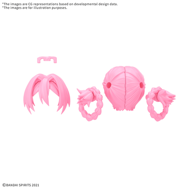 30 Minutes Sisters - Option Hairstyle Parts Vol. 13: Twintails 10 (Pink 3)