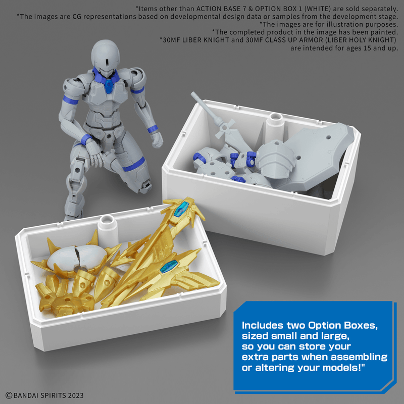 Load image into Gallery viewer, Bandai - Action Base 7 &amp; Option Box (White)

