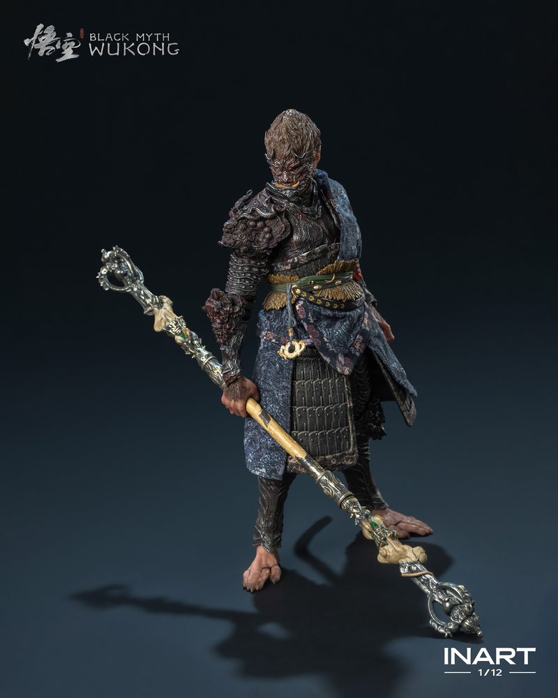 Load image into Gallery viewer, INART - Black Myth: Wukong - The Destined One in the Bronze Armor Set (Standard) 1/12 Scale Figure
