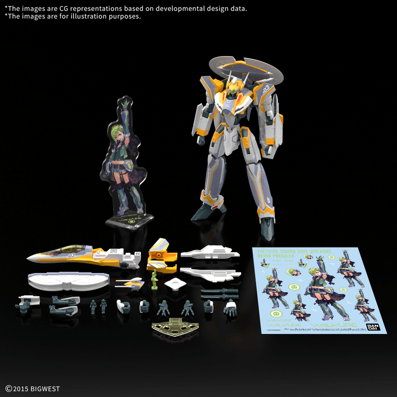 Load image into Gallery viewer, Bandai - HG 1/100 Macross Delta - VF-31E Siegfried (Chuck Mustang&#39;s Custom) Deluxe Set
