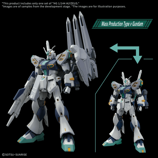 High Grade Mobile Suit Gundam Hathaway: The Sorcery of Nymph Circe 1/144 - Alyzeus
