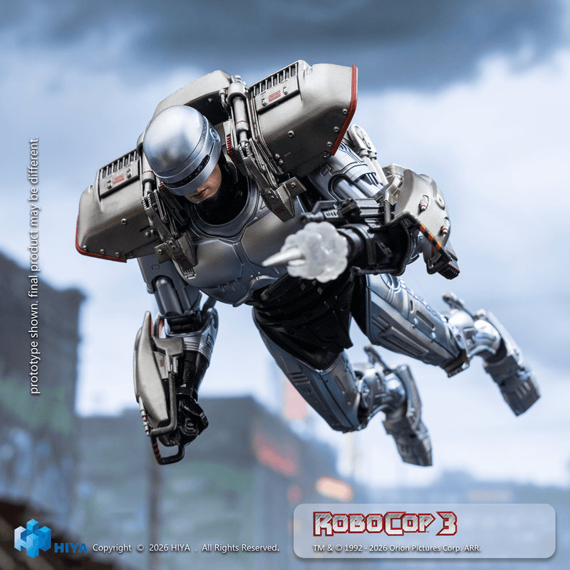 Load image into Gallery viewer, Hiya Toys - Exquisite Super Series: RoboCop 3 (1993) - RoboCop 1/12 Scale Die-Cast Figure
