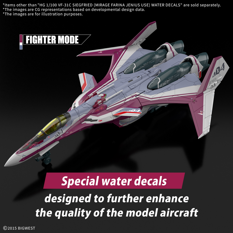 Load image into Gallery viewer, Bandai - HG 1/100 Macross Delta - VF-31C Siegfried Decals
