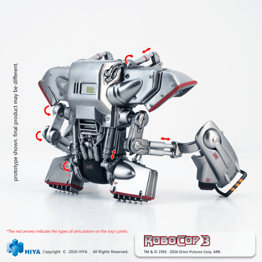 Hiya Toys - Exquisite Super Series: RoboCop 3 (1993) - RoboCop 1/12 Scale Die-Cast Figure