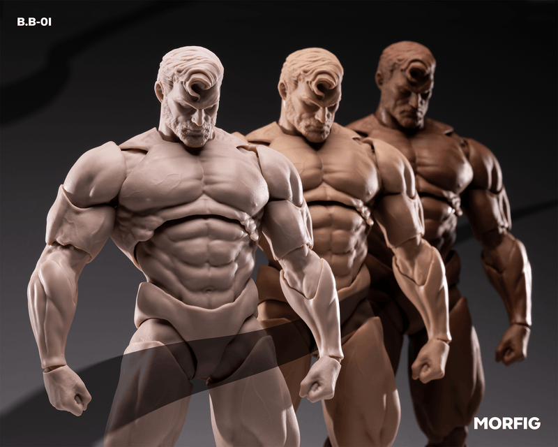 Load image into Gallery viewer, INART - Morfig 1/12 Scale Blank Body - Male Body (Version 1)
