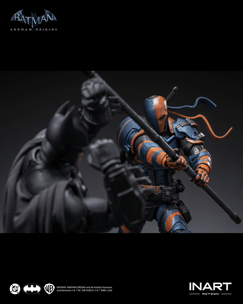 Load image into Gallery viewer, INART - Batman: Arkham Origins - Deathstroke 1/12 Scale Figure
