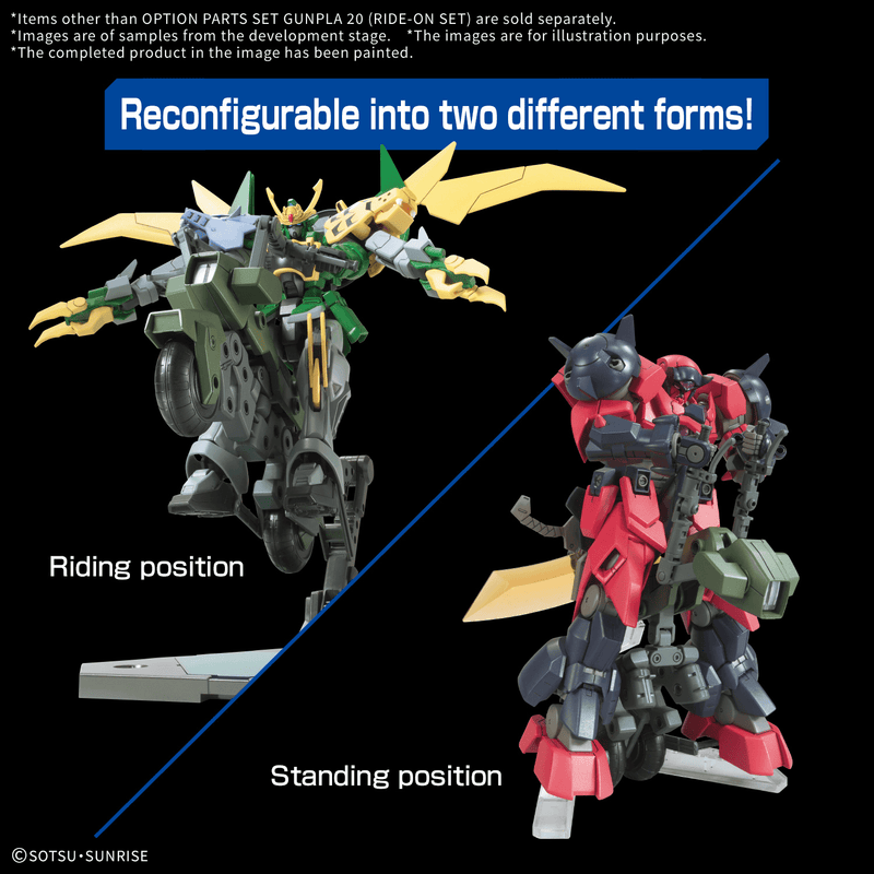 Load image into Gallery viewer, Bandai - Gundam Option Parts - Gunpla 20 (Ride-On Set)
