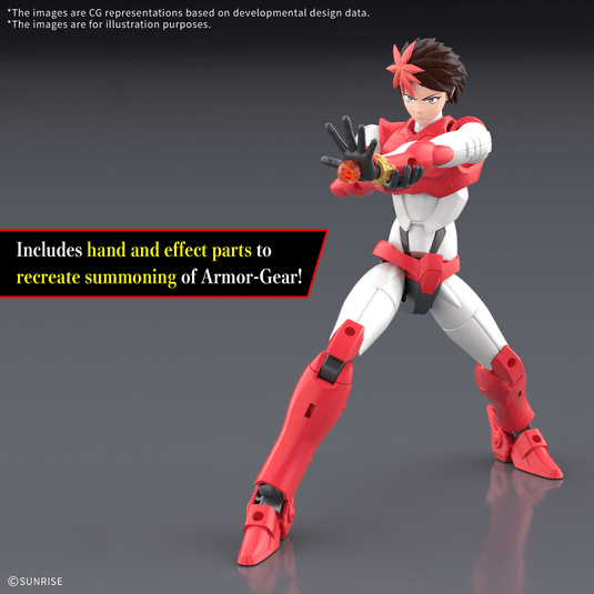 30 Minutes Fantasy - Yoroi Shinden Samurai Troopers (Ronin Warriors) - Gai of the Heat