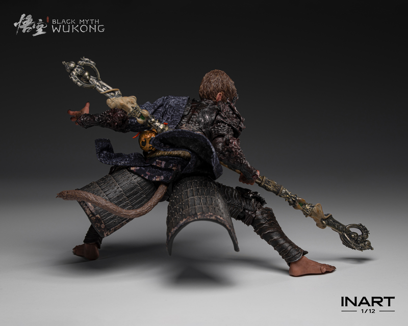 Load image into Gallery viewer, INART - Black Myth: Wukong - The Destined One in the Bronze Armor Set (Standard) 1/12 Scale Figure
