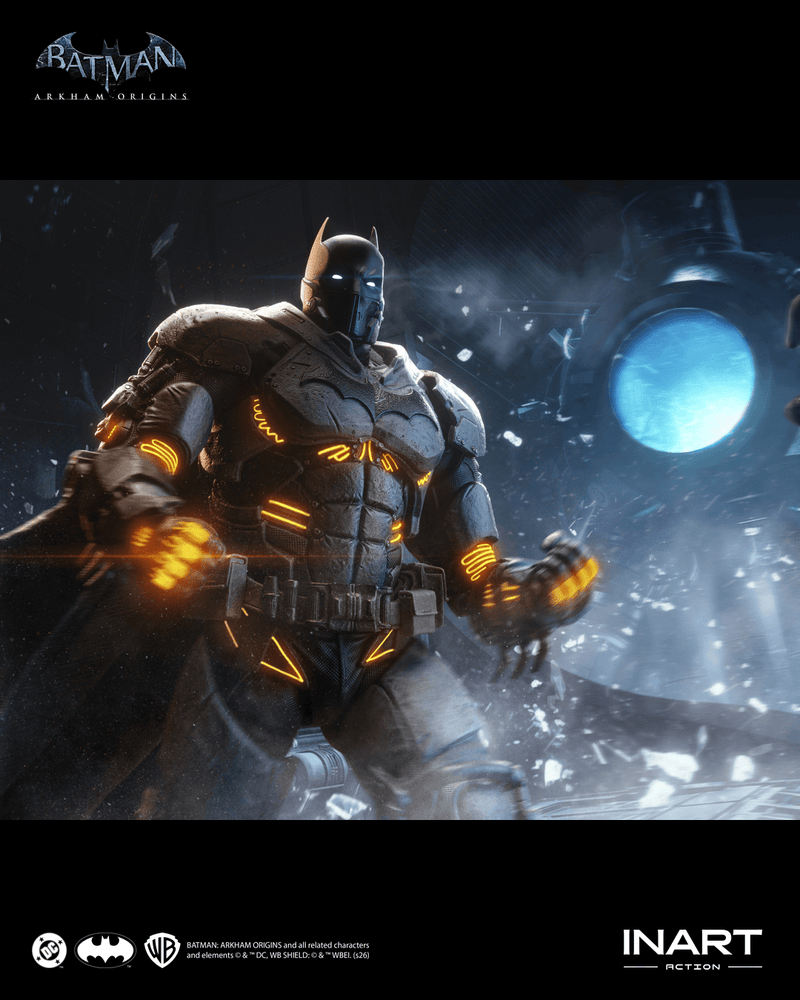 Load image into Gallery viewer, INART - Batman: Arkham Origins - Batman (XE Suit) 1/12 Scale Figure
