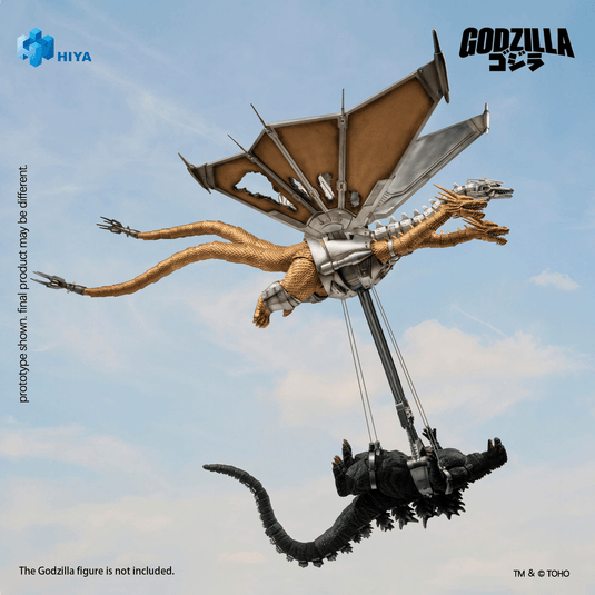 Hiya Toys - Exquisite Basic Series: Godzilla VS King Ghidorah (1991) - Mecha King Ghidorah (Battle Damaged)