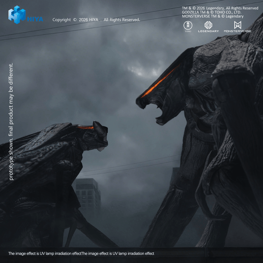 Hiya Toys - Exquisite Basic Series: Godzilla (2014) - Male and Female Muto Set