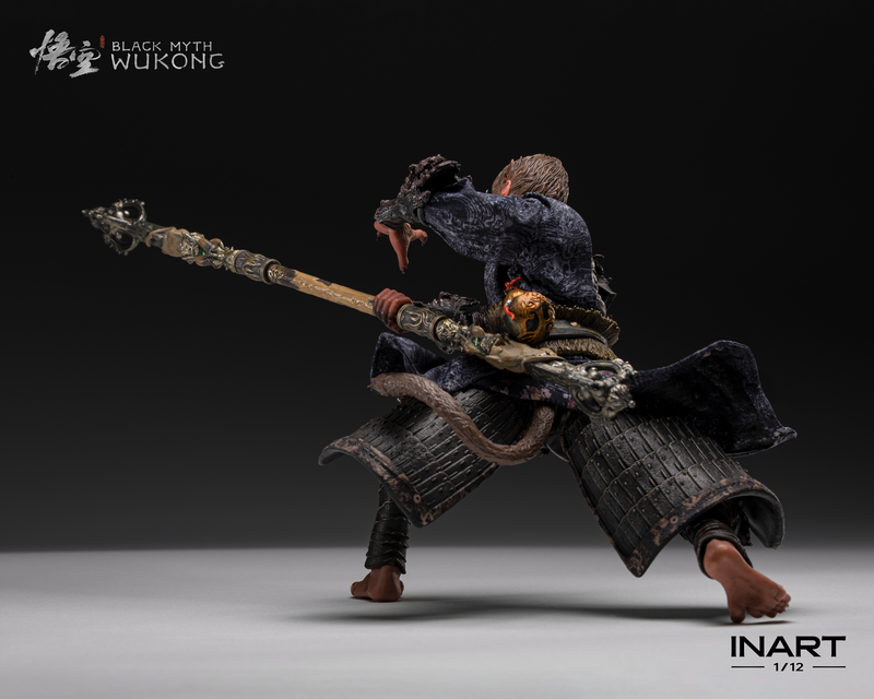 Load image into Gallery viewer, INART - Black Myth: Wukong - The Destined One in the Bronze Armor Set (Standard) 1/12 Scale Figure

