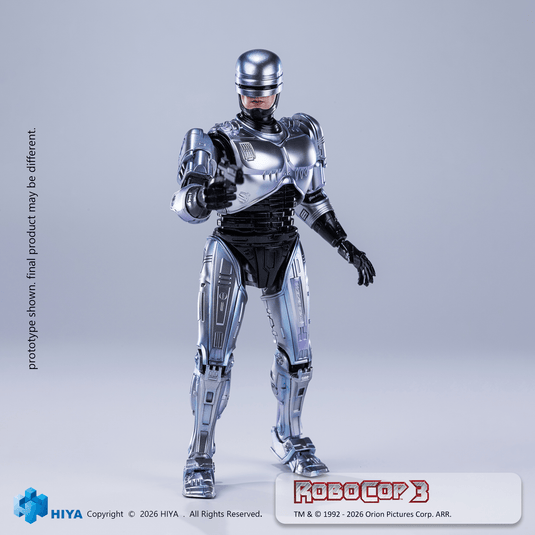 Hiya Toys - Exquisite Super Series: RoboCop 3 (1993) - RoboCop 1/12 Scale Die-Cast Figure