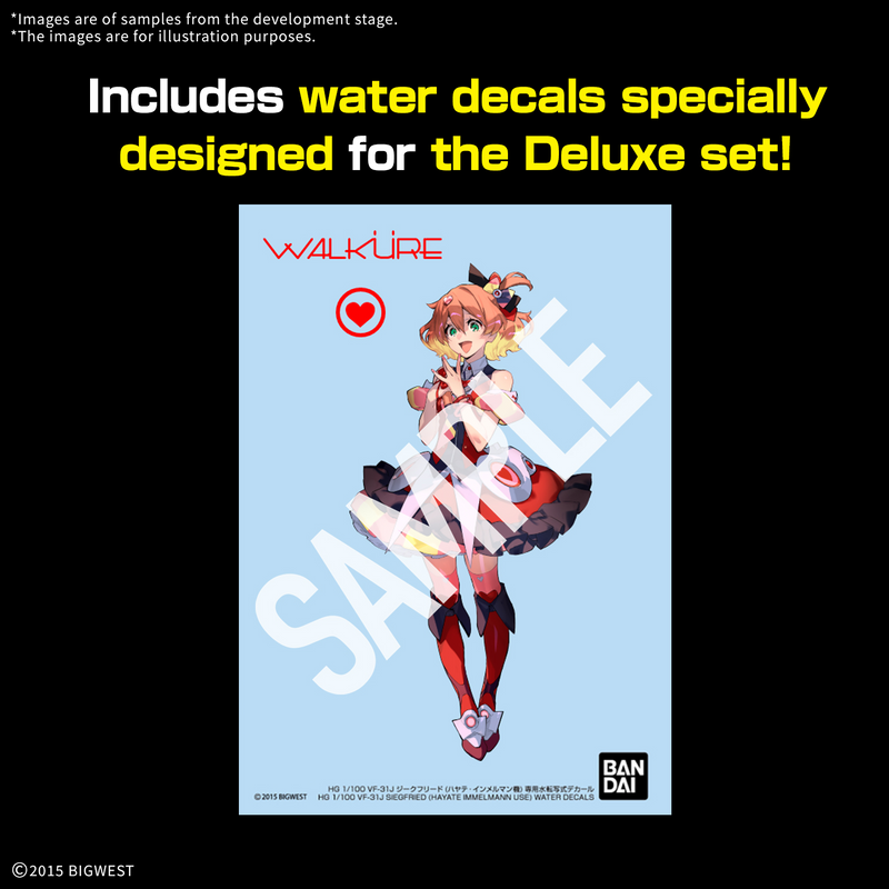 Load image into Gallery viewer, Bandai - HG 1/100 Macross Delta - VF-31J Siegfried (Hayate Immelmann Use) Deluxe Set
