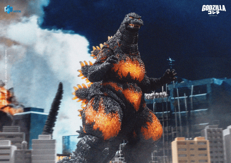 Load image into Gallery viewer, Hiya Toys - Exquisite Basic Series: Godzilla VS Destroyah (1995) - Burning Godzilla
