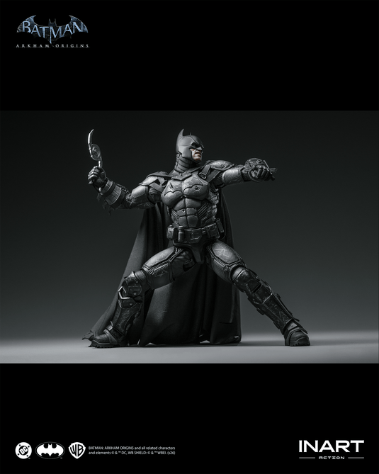 INART - Batman: Arkham Origins - Batman (Battle Damaged Version) 1/12 Scale Figure