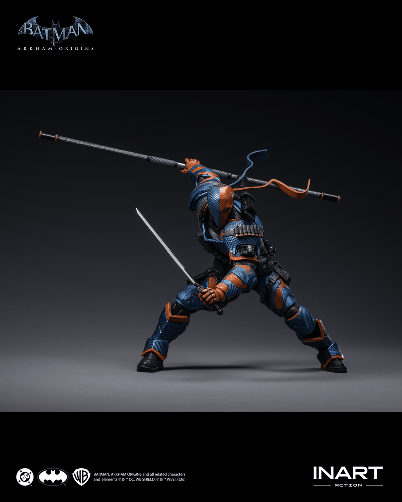 Load image into Gallery viewer, INART - Batman: Arkham Origins - Deathstroke 1/12 Scale Figure
