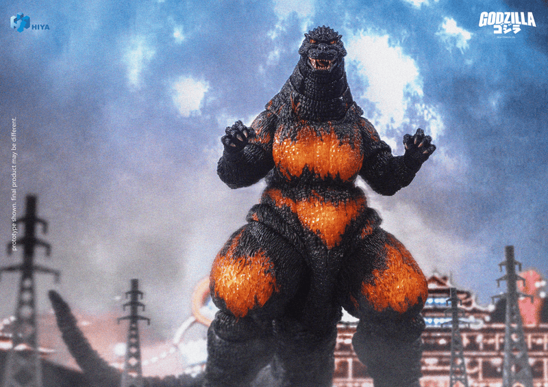 Load image into Gallery viewer, Hiya Toys - Exquisite Basic Series: Godzilla VS Destroyah (1995) - Burning Godzilla
