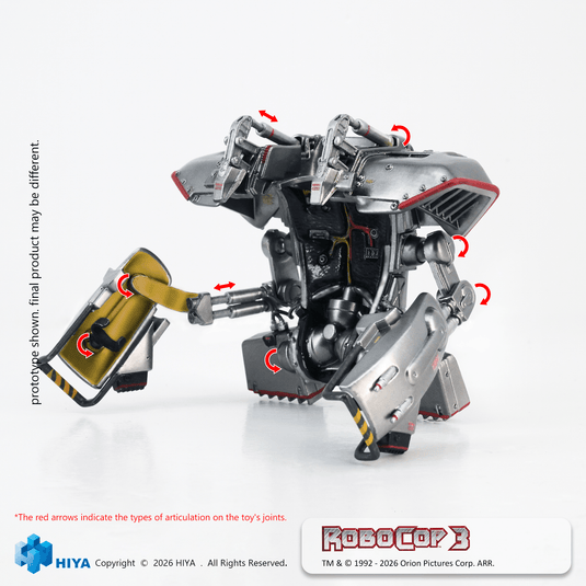 Hiya Toys - Exquisite Super Series: RoboCop 3 (1993) - RoboCop 1/12 Scale Die-Cast Figure