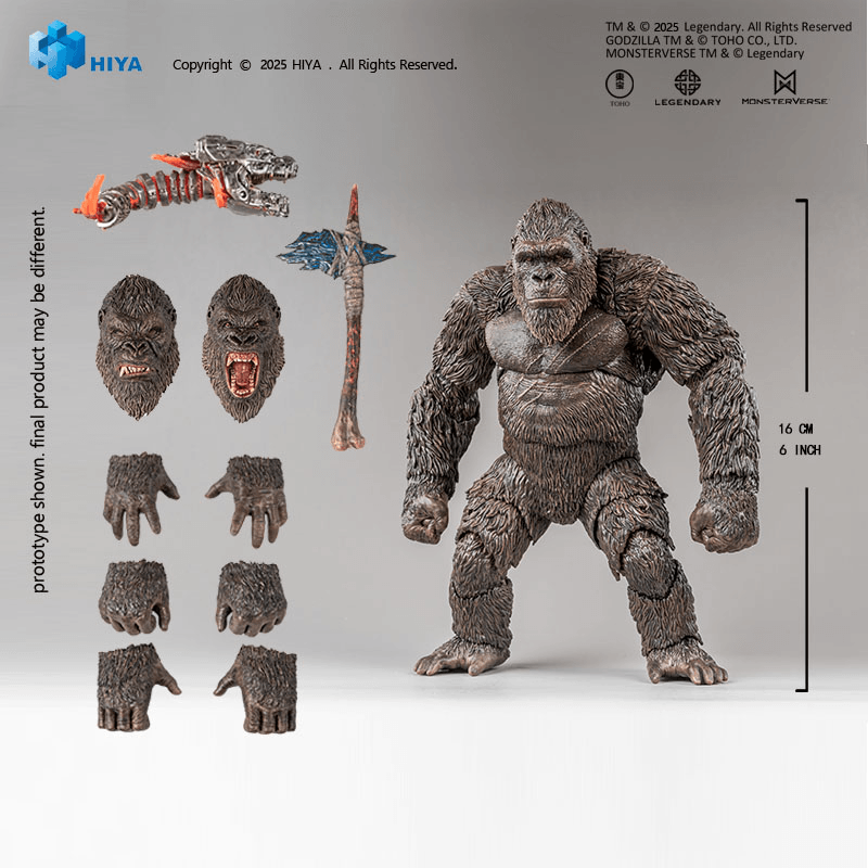 Load image into Gallery viewer, Hiya Toys - Exquisite Basic Series: Godzilla VS Kong - Kong (2.0)
