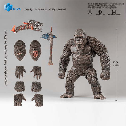 Hiya Toys - Exquisite Basic Series: Godzilla VS Kong - Kong (2.0)