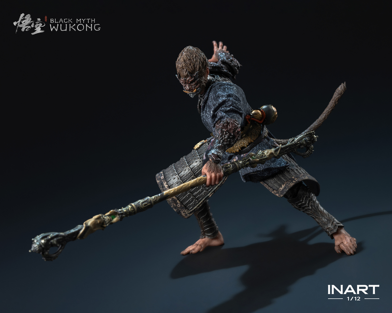 Load image into Gallery viewer, INART - Black Myth: Wukong - The Destined One in the Bronze Armor Set (Standard) 1/12 Scale Figure
