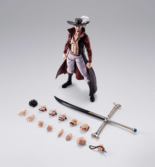 Bandai - S.H.Figuarts - One Piece - Dracule Mihawk (Hawk Eye) (Exclusive)