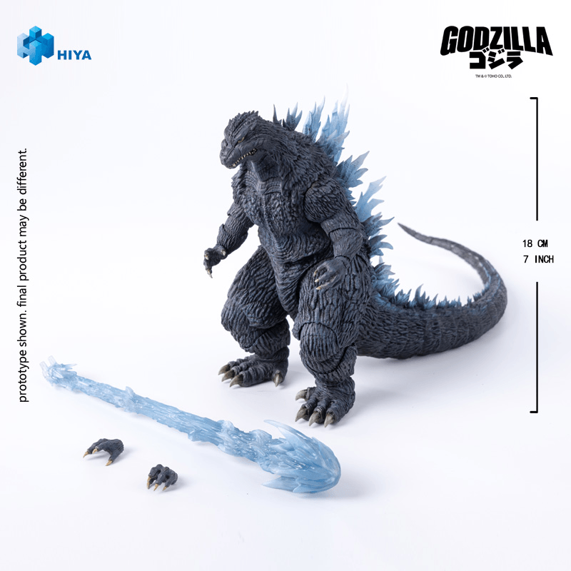 Load image into Gallery viewer, Hiya Toys - Exquisite Basic Series: Godzilla Against Mechagodzilla (2002) - Godzilla (Heat Ray Version)
