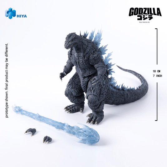 Hiya Toys - Exquisite Basic Series: Godzilla Against Mechagodzilla (2002) - Godzilla (Heat Ray Version)