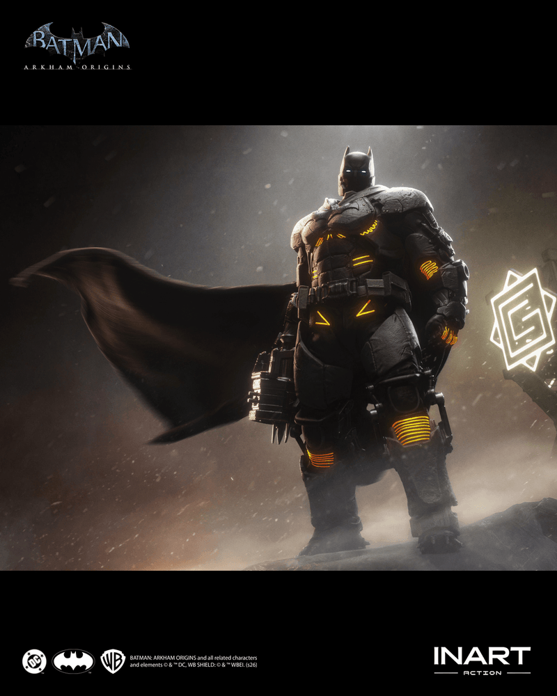 Load image into Gallery viewer, INART - Batman: Arkham Origins - Batman (XE Suit) 1/12 Scale Figure
