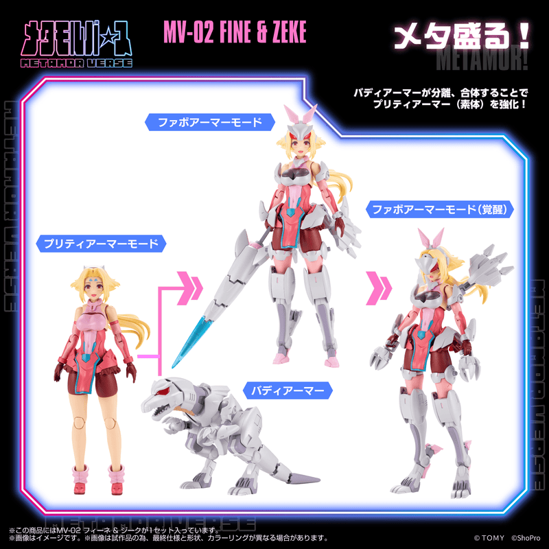 Load image into Gallery viewer, Kotobukiya - Metamor Verse - MV-02 Fine &amp; Zeke
