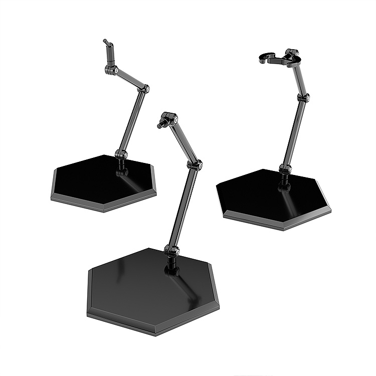 Load image into Gallery viewer, Good Smile Original Products - The Simple Stand (3PCS) (Black) Hex Type
