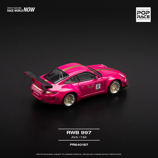 Pop Race - RWB 997 (AVA) 1/64 Scale Diecast Model Car (PR640187)