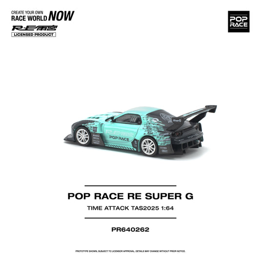 Pop Race - Pop Race RE Super G (Time Attack TAS 2025) 1/64 Scale Diecast Model Car (PR640262)
