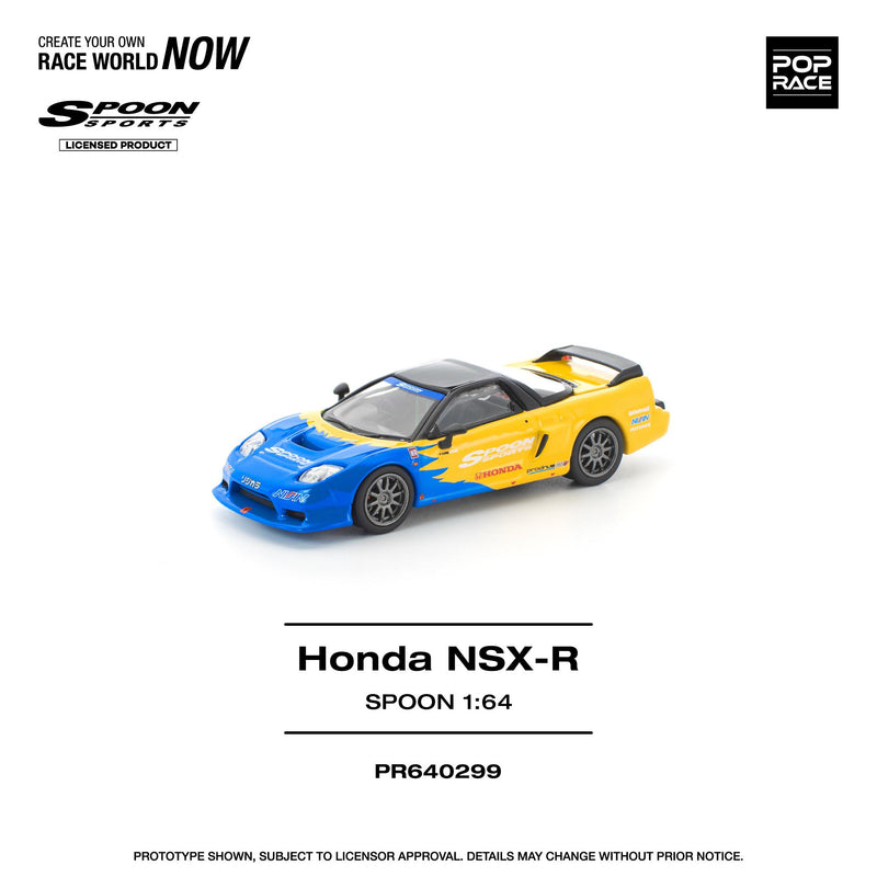 Load image into Gallery viewer, Pop Race - Honda NSX-R (Spoon) 1/64 Scale Diecast Model Car (PR640299)
