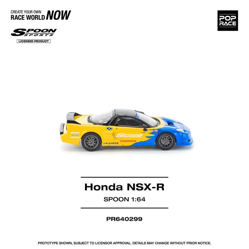 Load image into Gallery viewer, Pop Race - Honda NSX-R (Spoon) 1/64 Scale Diecast Model Car (PR640299)
