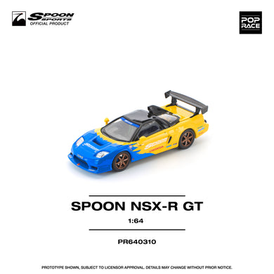 Pop Race - SPOON NSX-R GT 1/64 Scale Diecast Model Car