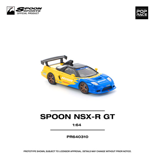 Pop Race - SPOON NSX-R GT 1/64 Scale Diecast Model Car