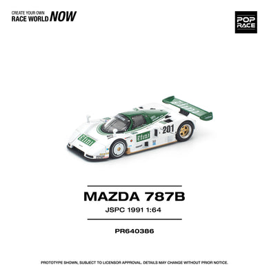 Pop Race - Mazda 787B (JSPC 1991) 1/64 Scale Diecast Model Car