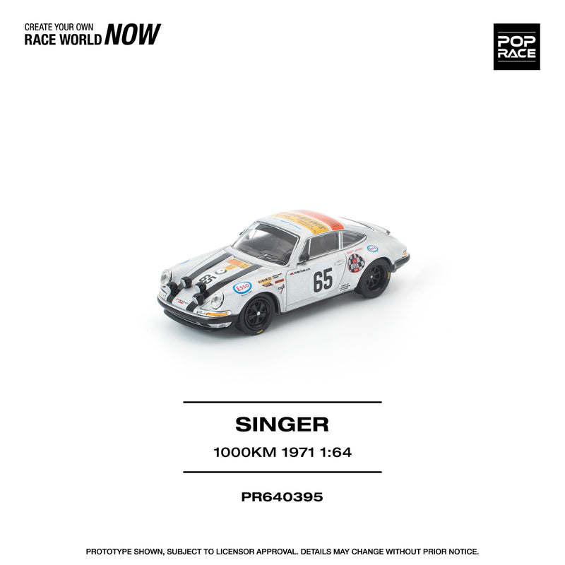 Load image into Gallery viewer, Pop Race - Singer SPA (1000KM 1971) 1/64 Scale Diecast Model Car (PR640395)
