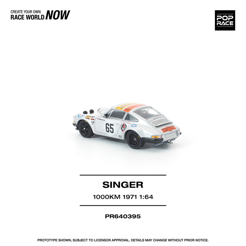 Load image into Gallery viewer, Pop Race - Singer SPA (1000KM 1971) 1/64 Scale Diecast Model Car (PR640395)
