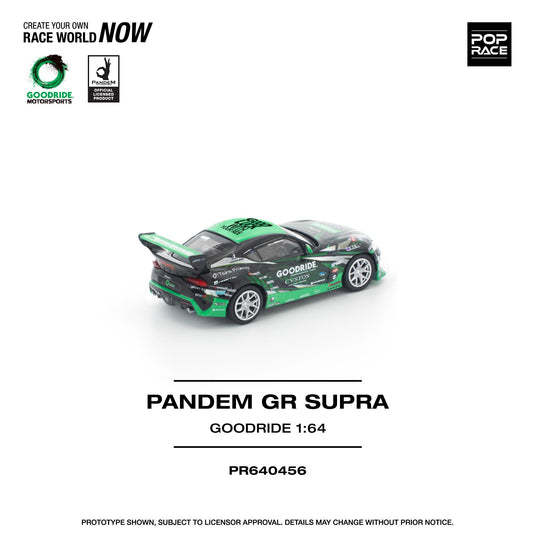 Pop Race - Pandem GR Supra (Goodride) 1/64 Scale Diecast Model Car (PR640456)