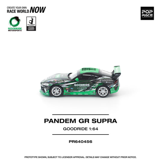 Pop Race - Pandem GR Supra (Goodride) 1/64 Scale Diecast Model Car (PR640456)