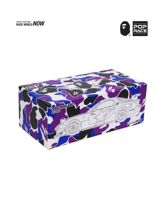 Pop Race - Mazda Rx-7 FD3S Re-Amemiya BAPE STORE Hong Kong 20th Anniversary Special Edition 1/64 Scale Diecast Model Car (PR640493)