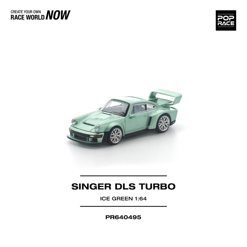 Load image into Gallery viewer, Pop Race - Singer DLS Turbo (Ice Green) 1/64 Scale Diecast Model Car (PR640495)

