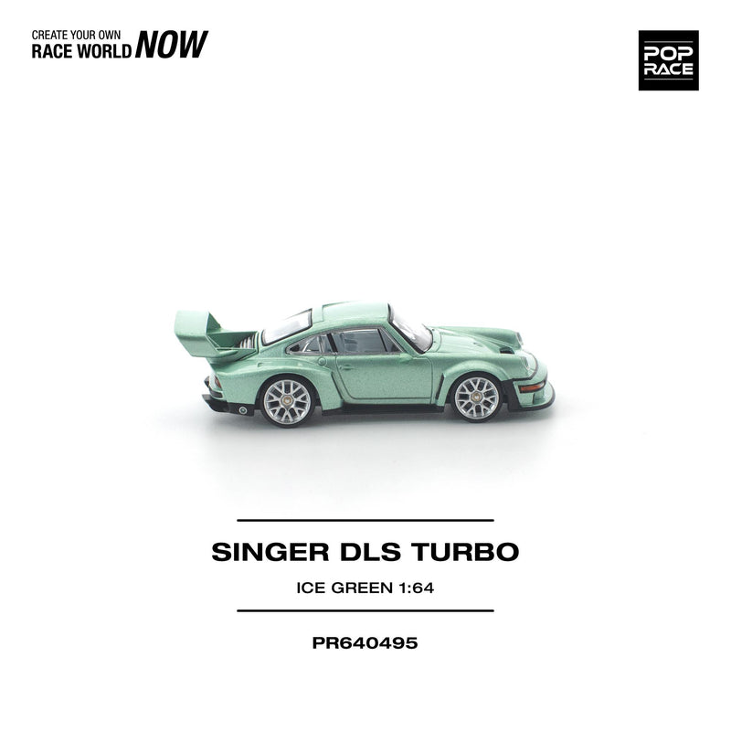 Load image into Gallery viewer, Pop Race - Singer DLS Turbo (Ice Green) 1/64 Scale Diecast Model Car (PR640495)

