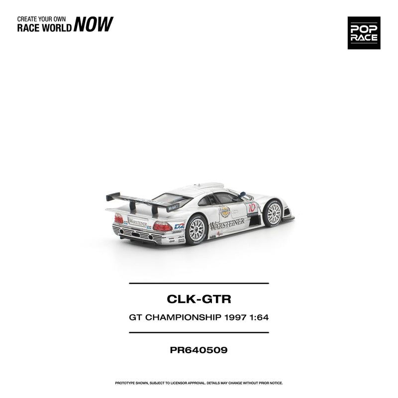 Load image into Gallery viewer, Pop Race - Mercedes Benz AMG CLK GTR (FIA GT Championship 1997) 1/64 Scale Diecast Model Car (PR640509)
