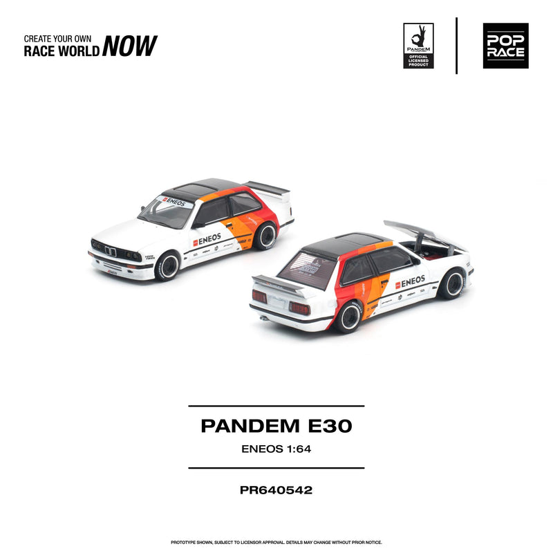 Load image into Gallery viewer, Pop Race - Pandem E30 (ENEOS) 1/64 Scale Diecast Model Car (PR640542)
